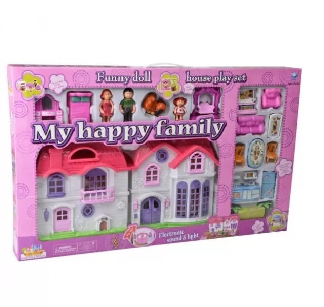 

Домик с фигурками и мебелью UnionGroup My happy family высота 25 см