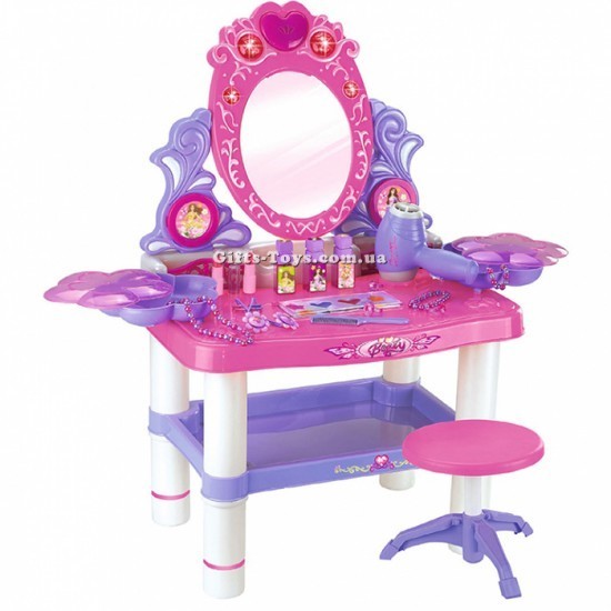 

Трюмо детское Toys Маленькая Кокетка М 0395 Фиолетовое с розовым