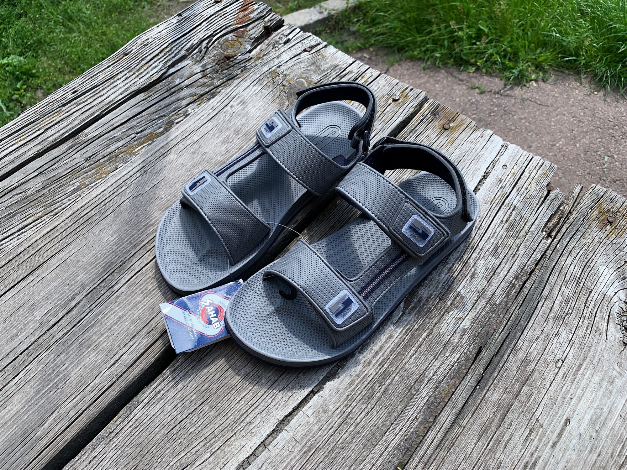 

Сандалии на липучке SAHAB SH 21-026M 44 Grey серые
