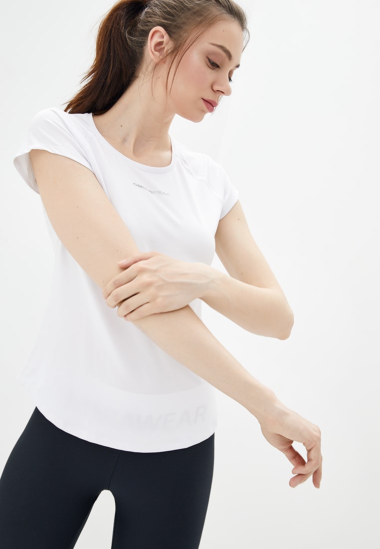 

Спортивная футболка для фитнеса и зала Omnia Wear Ciara S Белый (OW109MW-S)