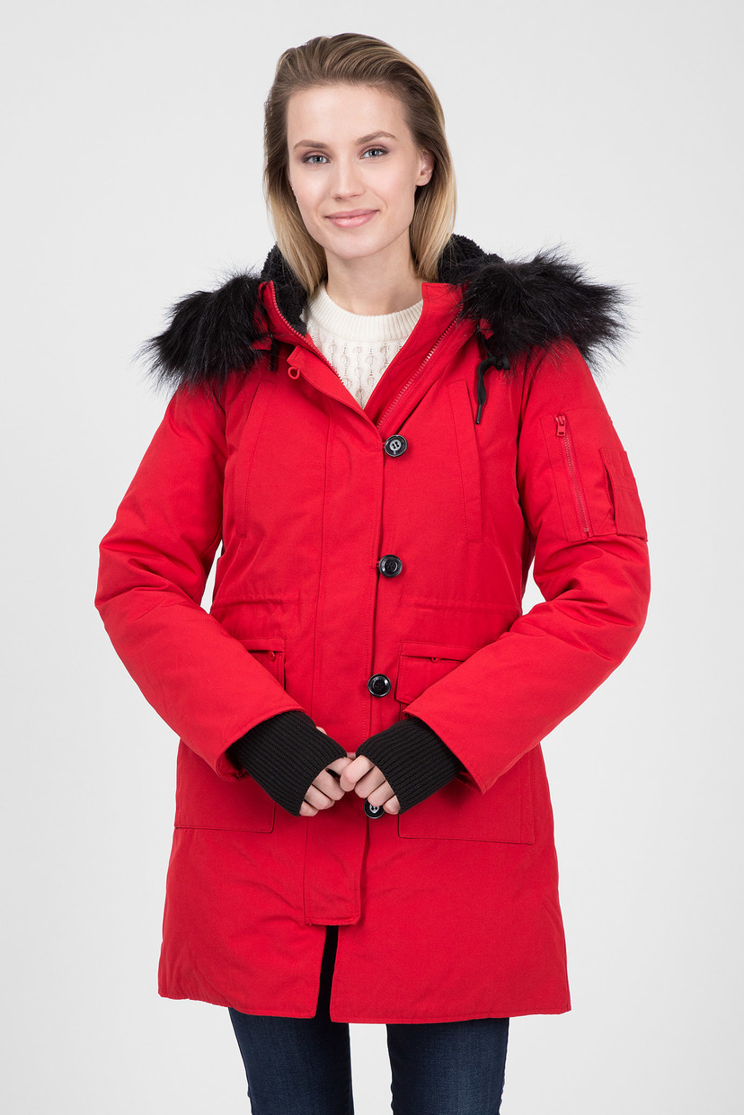 

Женская красная пуховая парка Preppy XL PWOUTPWR0008