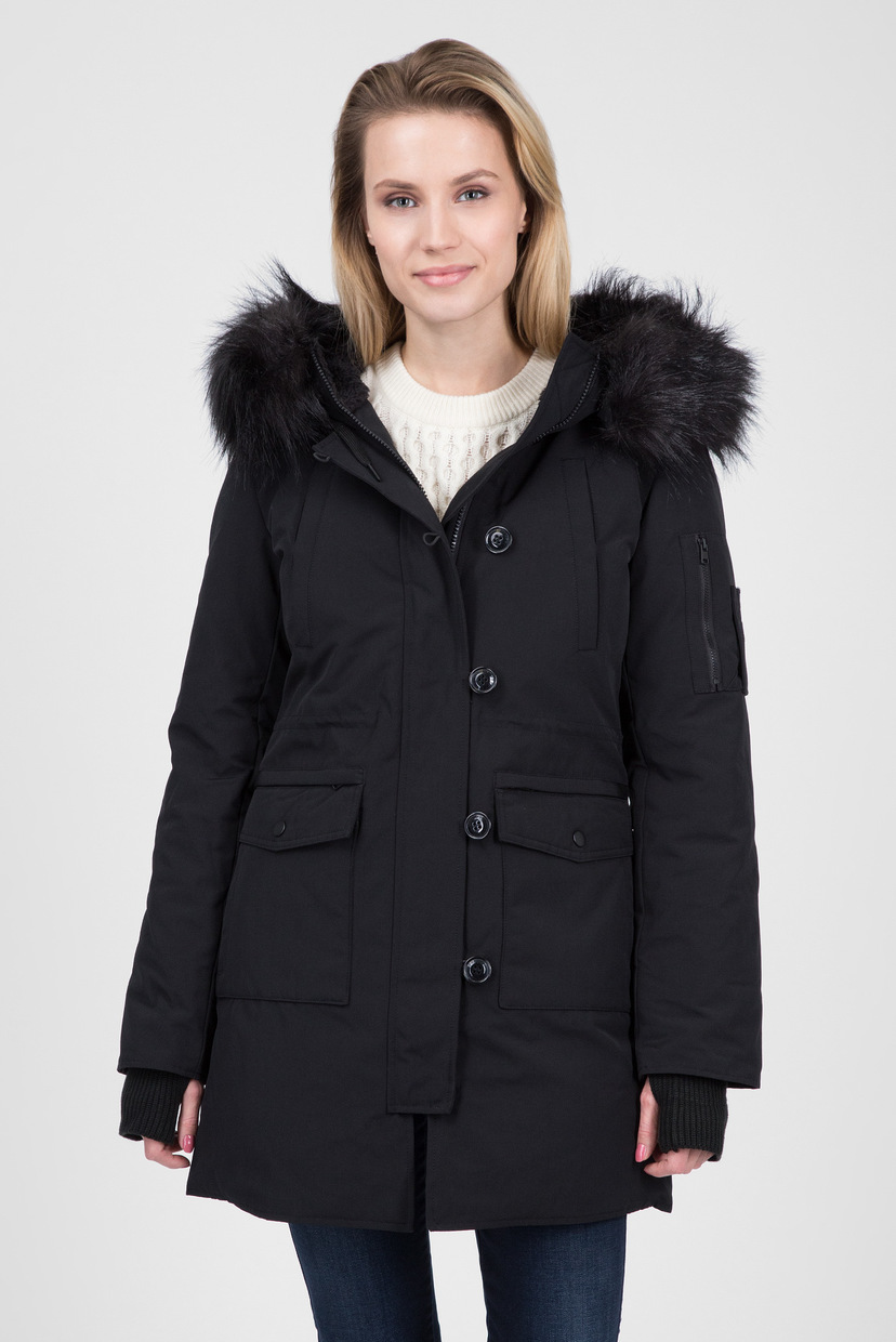 

Женская черная пуховая парка Preppy  PWOUTPWR0008, Женская черная пуховая парка Preppy XS PWOUTPWR0008