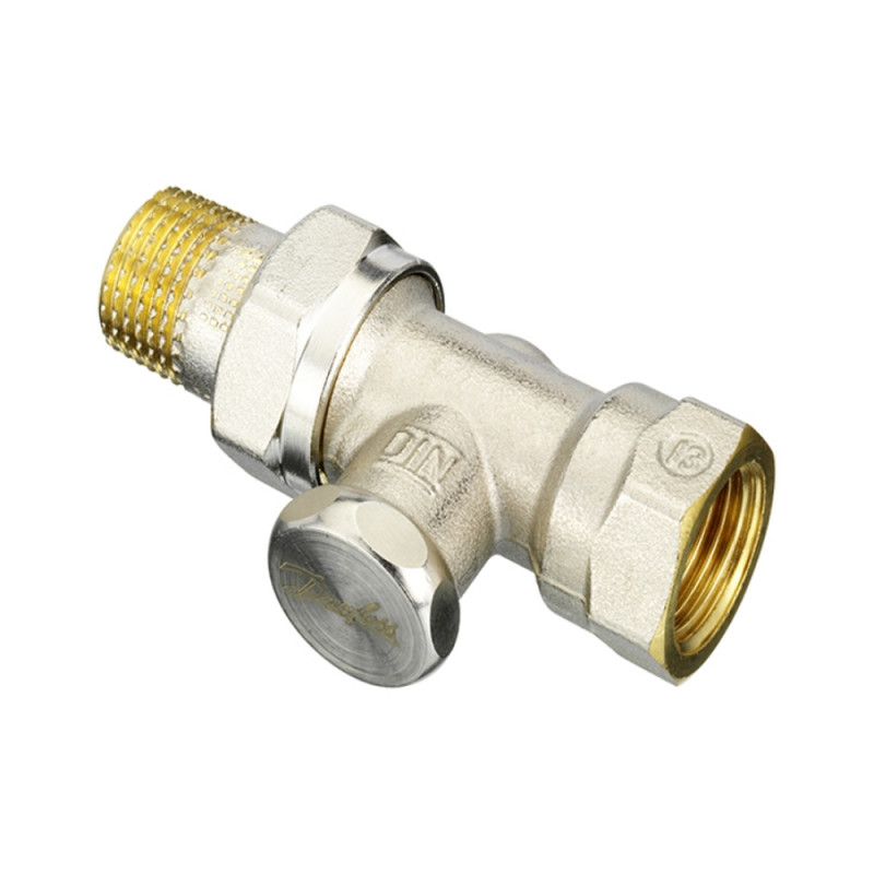 

Кран радиаторный Danfoss RLV-S 1/2" прямой 003L0124