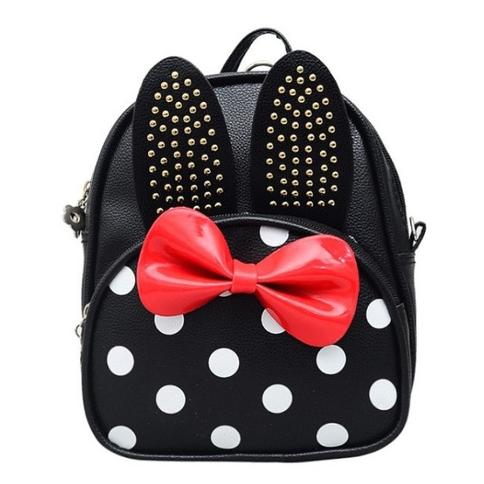 

Рюкзак-сумка "Кролик" My Bags для девочки Черный 18390
