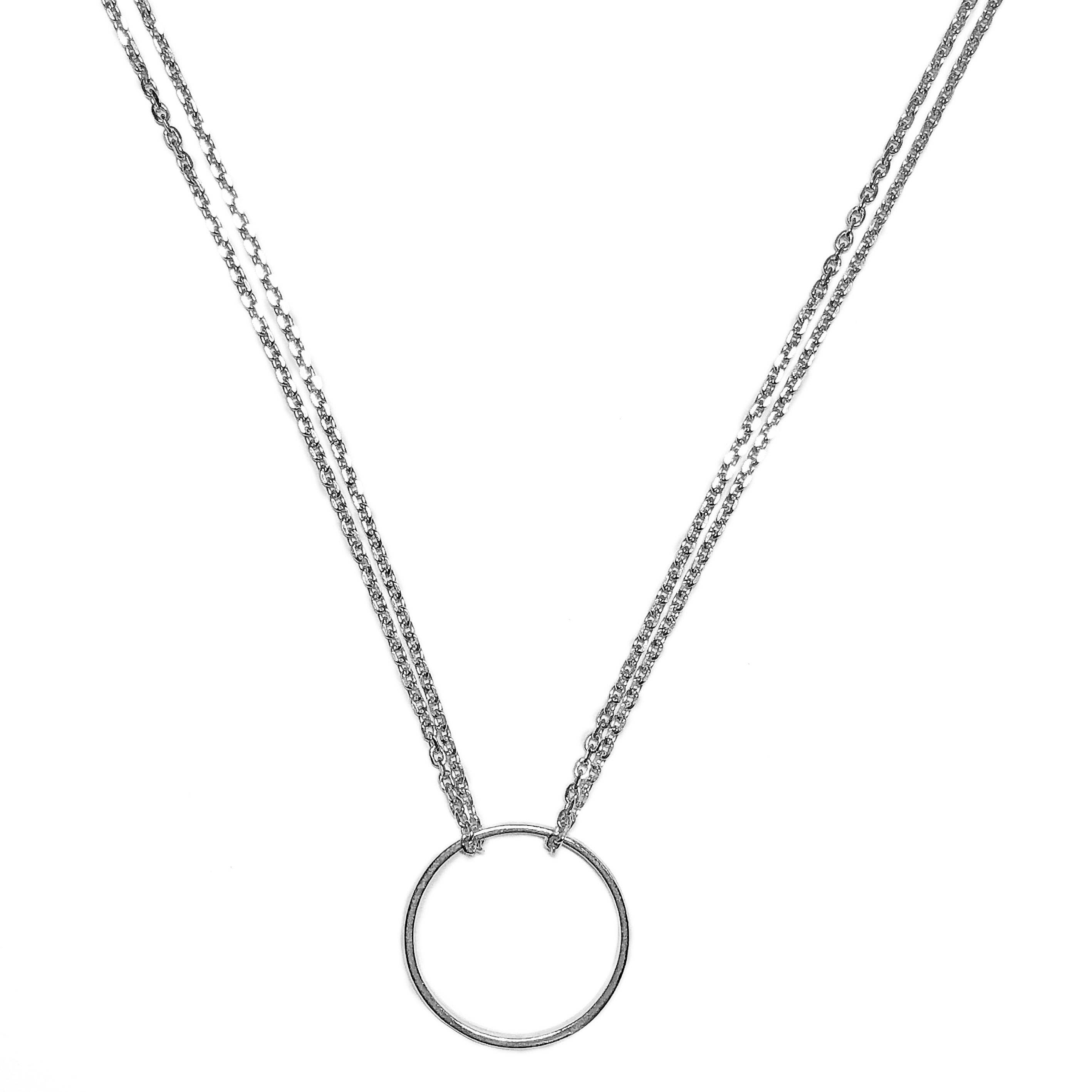

Колье из серебра W908003-45