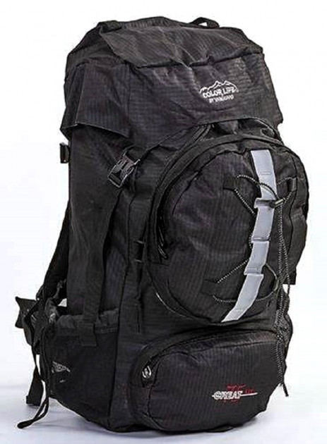

Рюкзак туристический каркасный COLOR LIFE 75 л черный R106-BK