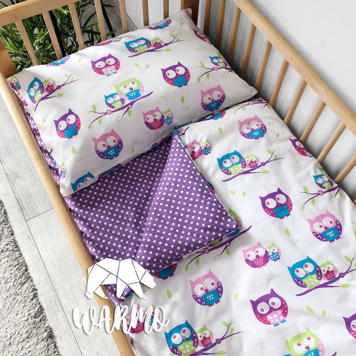 

Детское постельное бельё в кроватку Warmo Совы ()
