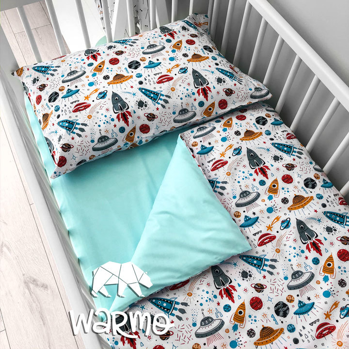 

Детское постельное бельё в кроватку Warmo Планеты ()