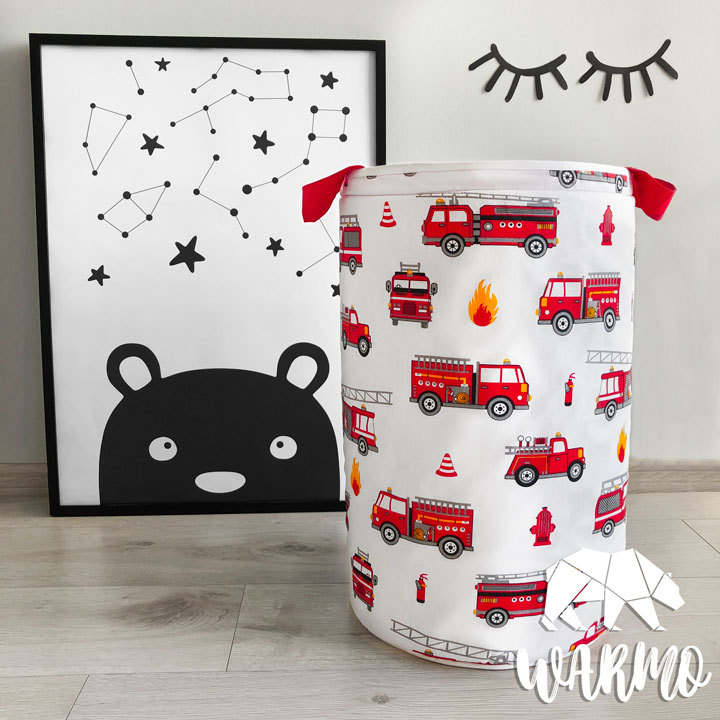 

Корзина для игрушек Warmo Пожарные Машины ()