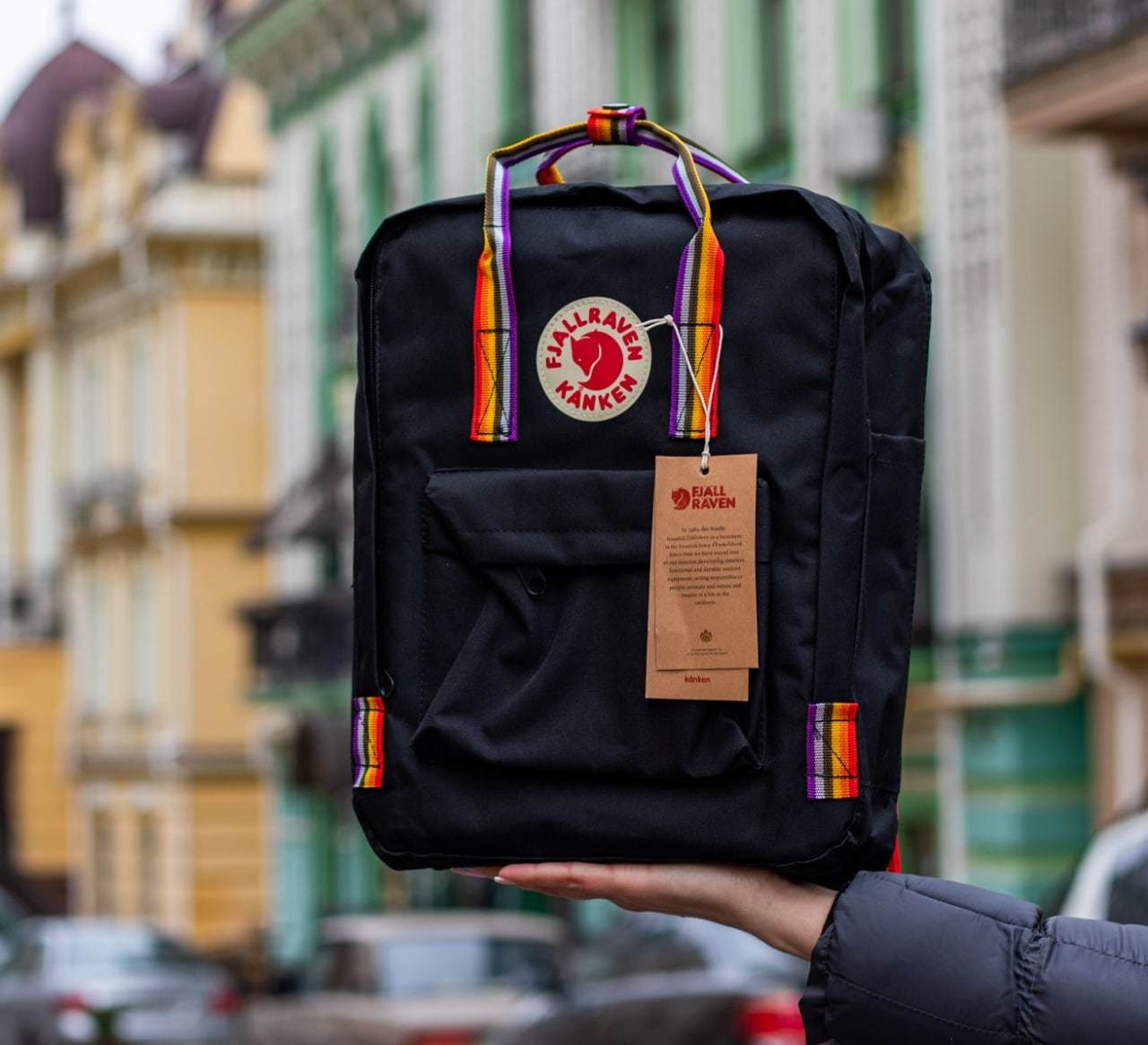 

Рюкзак Fjallraven Kanken Rainbow
