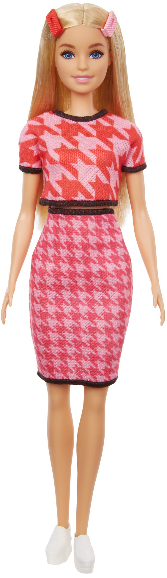 

Кукла Barbie Модница в костюме в ломаную клетку (GRB59)