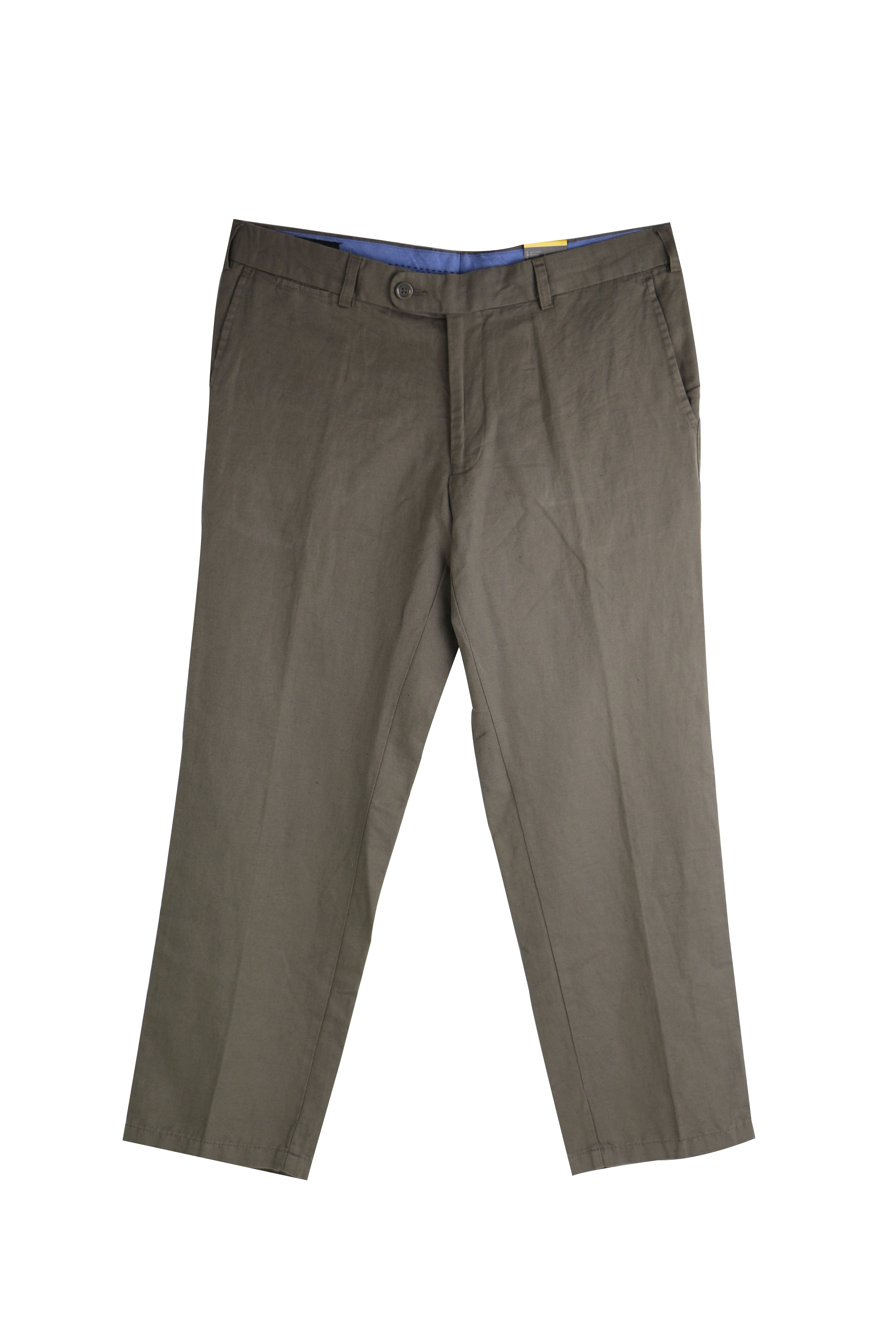 

Тонкие брюки на низкий рост Regular Fit C&A  оливковый WE-550297, Тонкие брюки на низкий рост Regular Fit C&A XL оливковый WE-550297