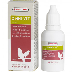 

Рідкі вітаміни для кондиції птахів Oropharma Omni-Vit Liquid 30 мл