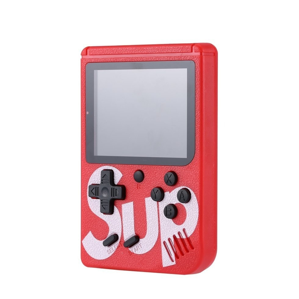 

Портативная ретро консоль Retro Gamebox Sup 400 in 1 приставка 8 бит Красная