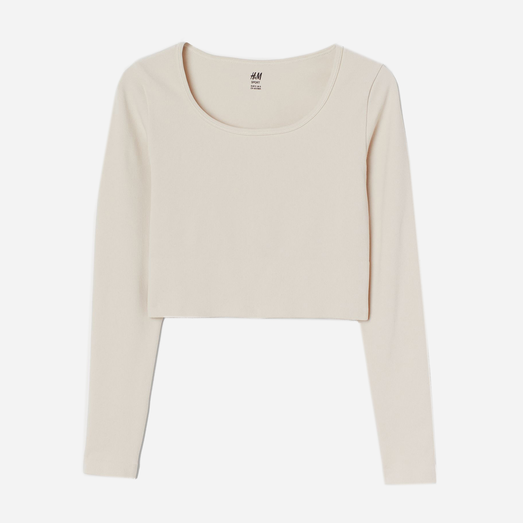 

Спортивный топ H&M 503-9152922 M Светло-бежевый