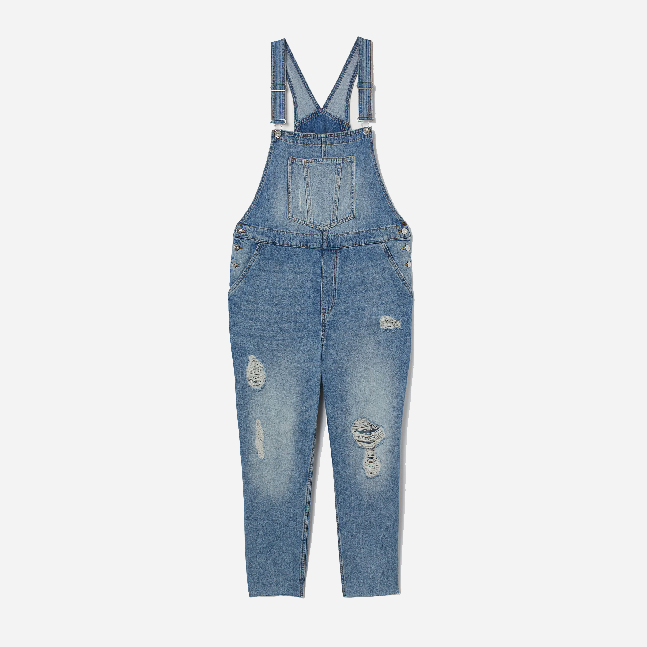 

Полукомбинезон джинсовый H&M 707-7601440 40 Голубой