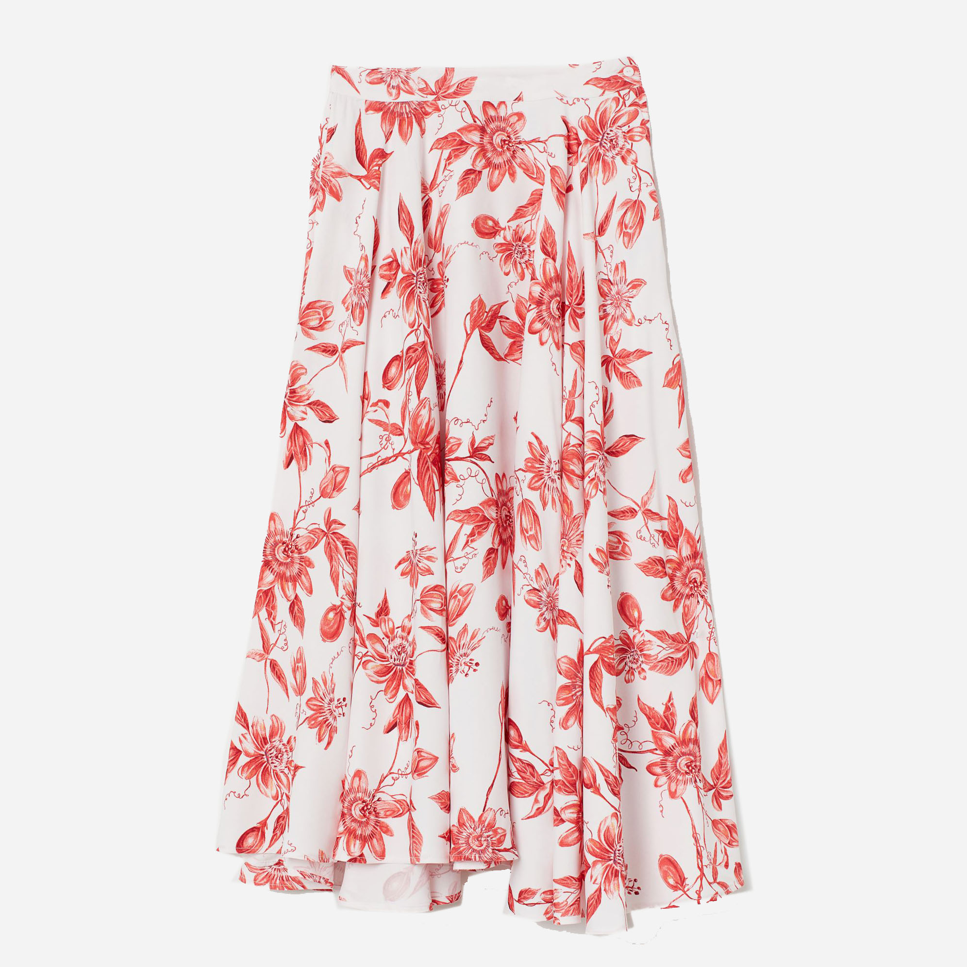

Юбка H&M 907-7770360 36 Белая с красным