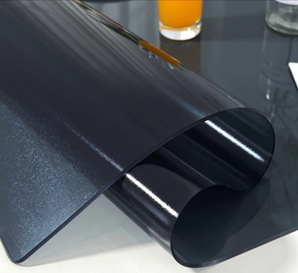 

Скатерть мягкое стекло Dekores на стол защитная 1500x800x2 мм Черная
