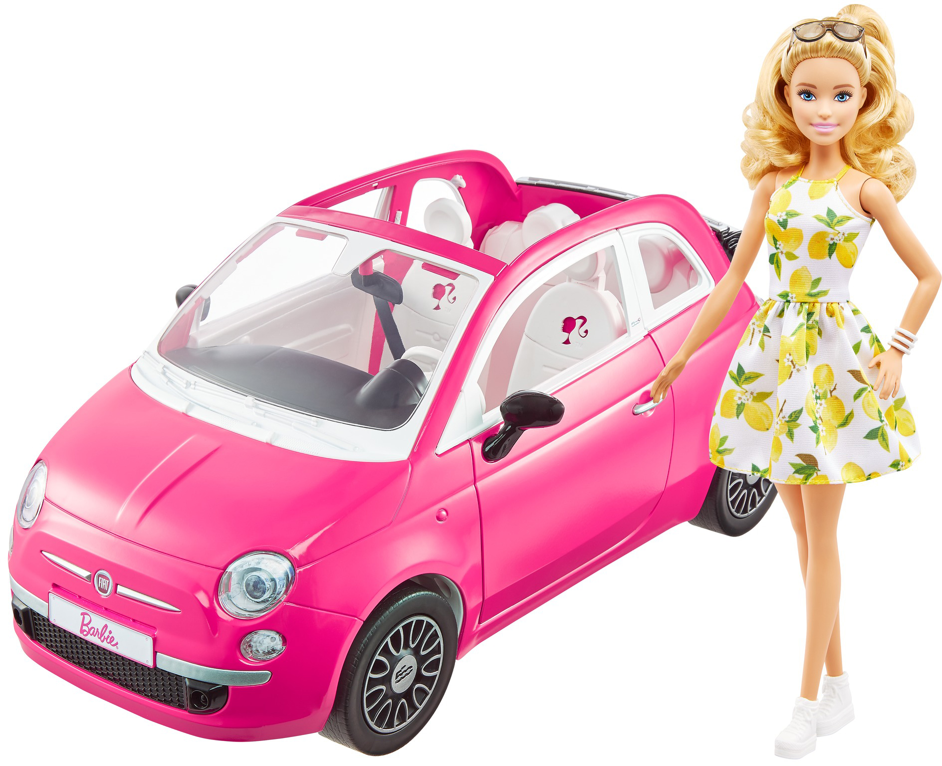 

Набор с куклой Barbie Фиат Розовый (GXR57)