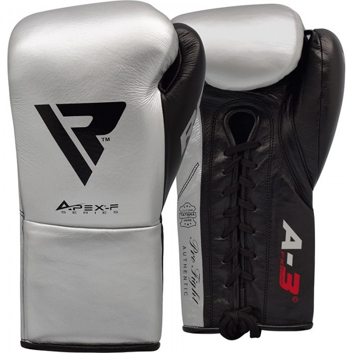 

Боксерские перчатки RDX Leather Pro A3 Silver 10 ун. (40266)