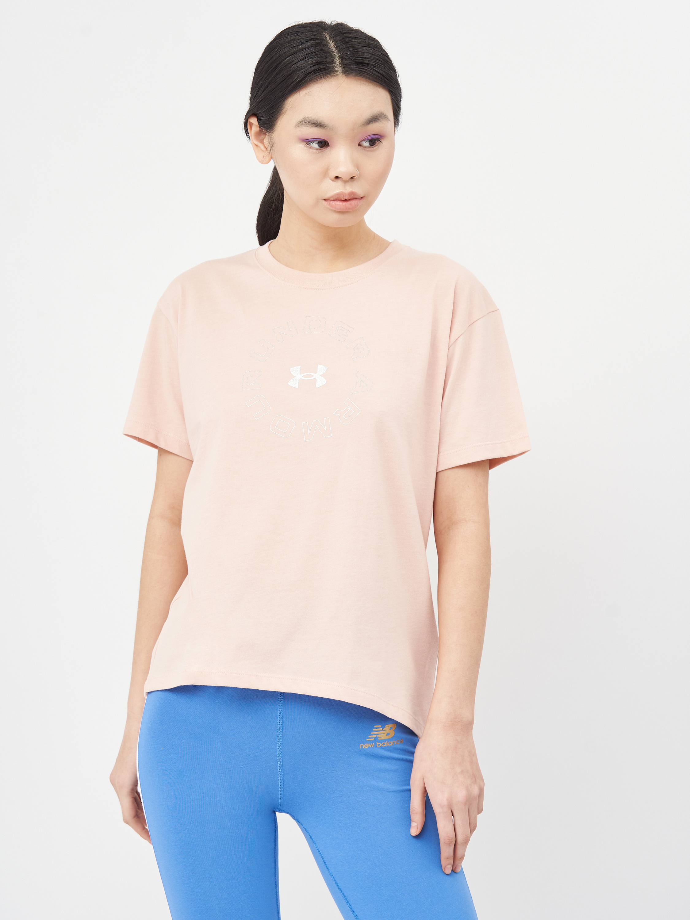 

Футболка Under Armour 1358657-679 L Розовая