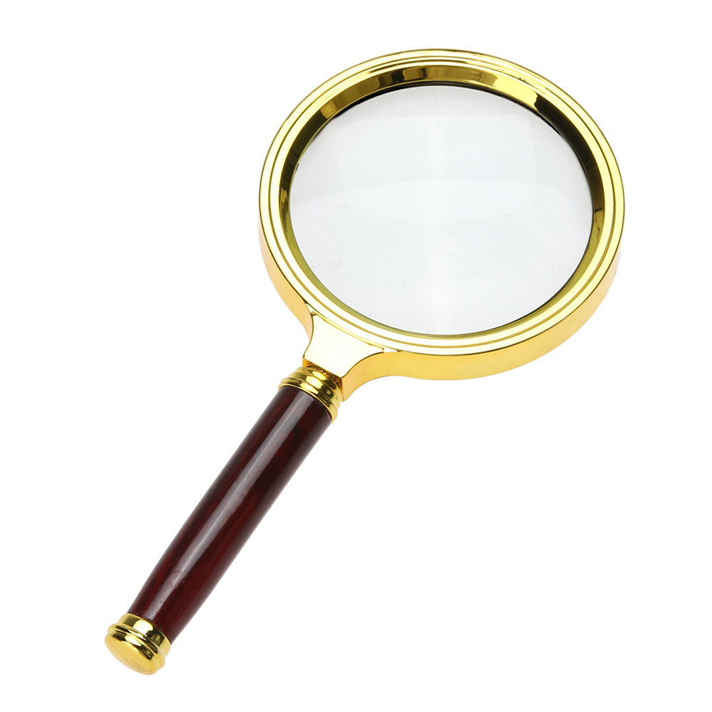 

Лупа диаметр 100 мм ручка красное дерево Magnifier