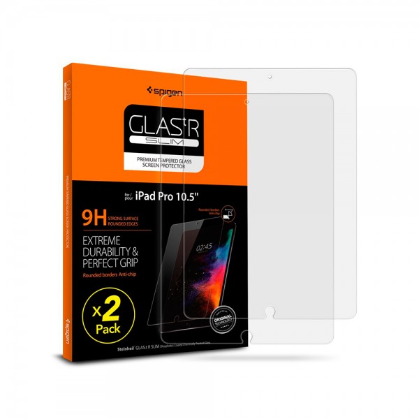 

Защитное стекло Spigen GLAS.tR SLIM для iPad Pro 10.5 | Air 3" (2 стекла)
