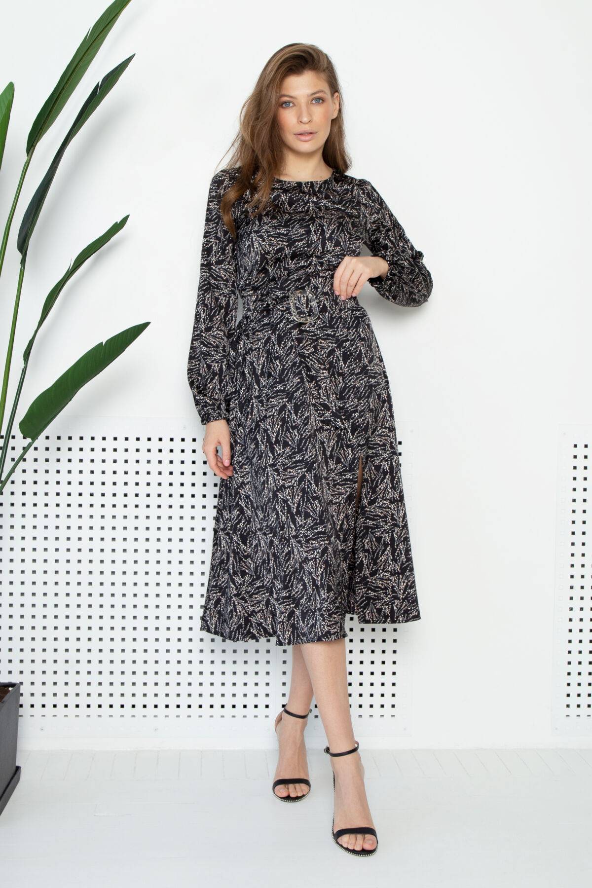 

Сукня NENKA 3107-c02 XL Чорний/Принт ( 2060-XL)