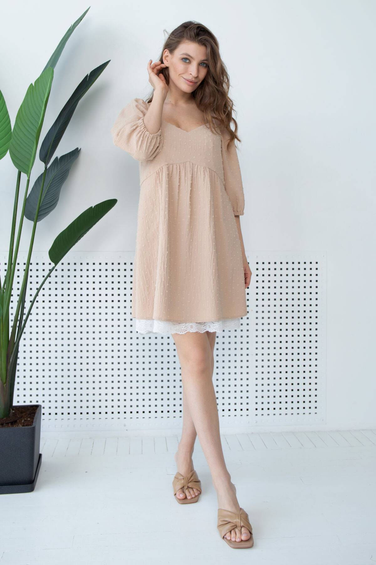 

Сукня NENKA 3144-c01 S Бежевий ( 2184-S)