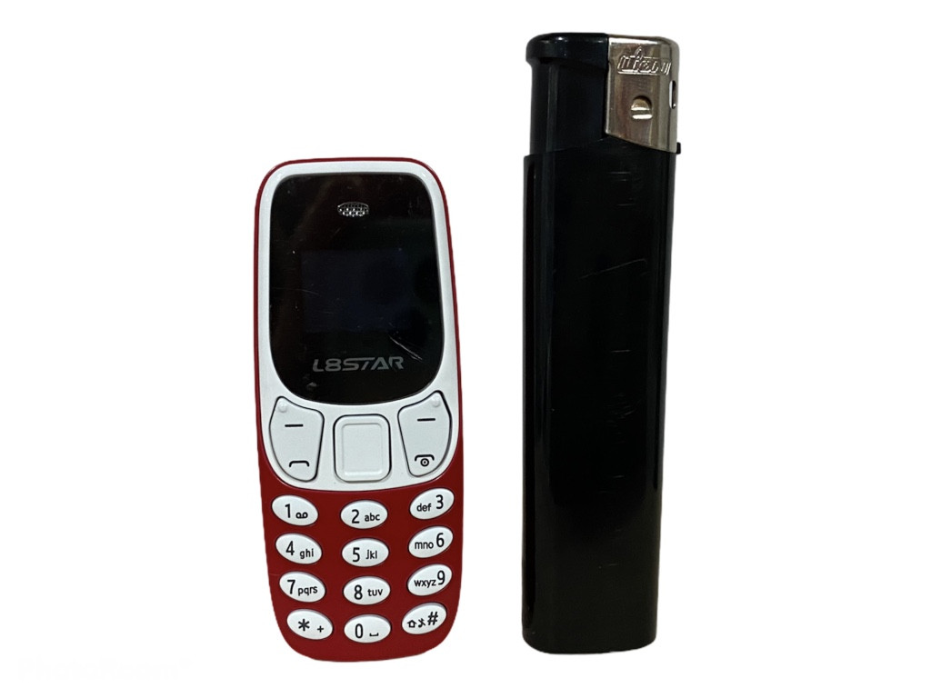 

Мини мобильный маленький телефон L8Star BM10 2Sim красный