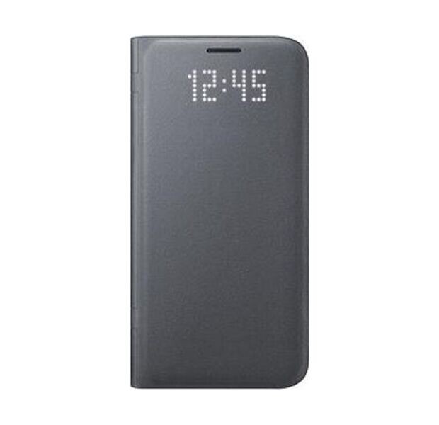 

Оригинальный защитный смарт Чехол книжка с отделением для карт Samsung LED View Cover Black для Galaxy S7 G930 (EF-NG930PBEGRU)