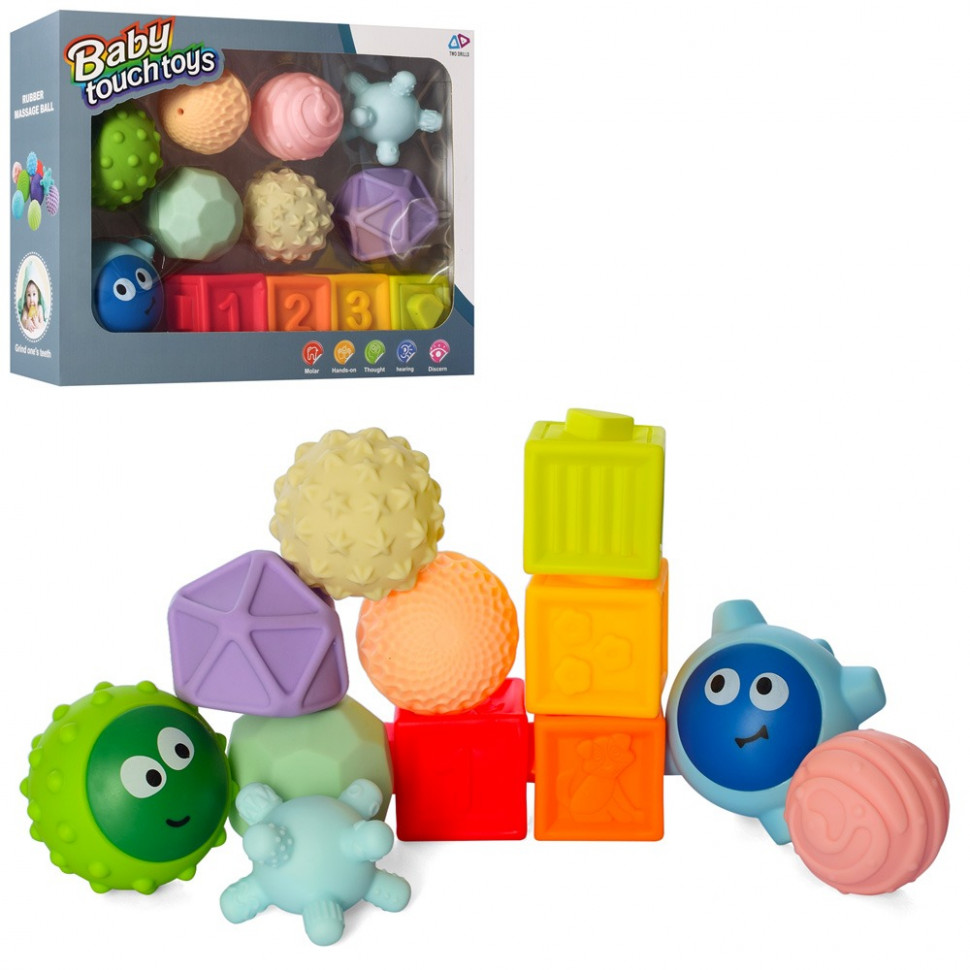 

Игровой набор для купания METR+ A011MR Мячики Кубики (75040003)