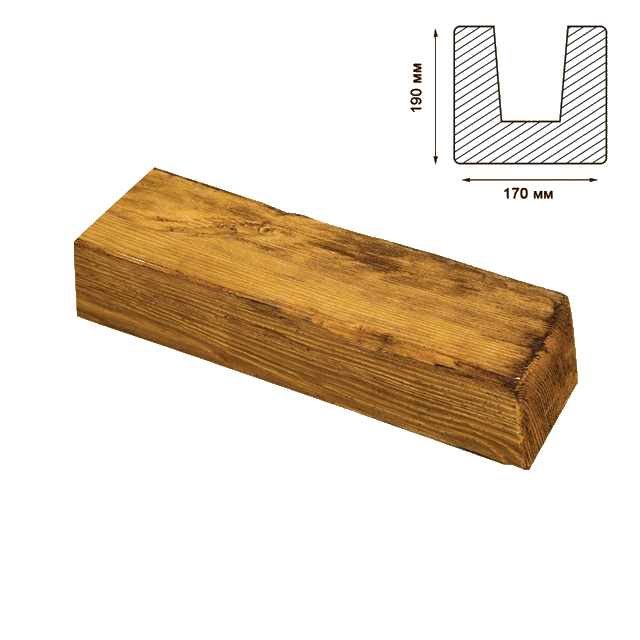 

Балка Decowood модерн 17х19см светлая