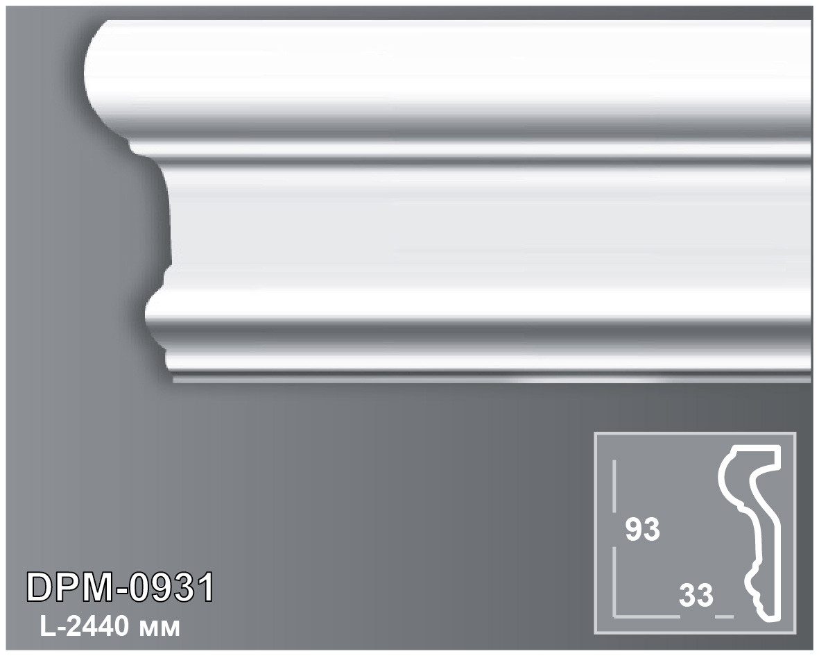 

Молдинг Perimeter DPM0931 (93x33)мм