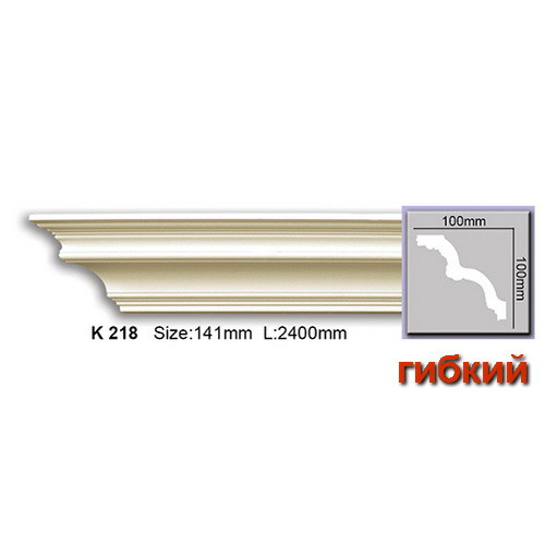 

Карниз гибкий Harmony K218F (100x100)мм