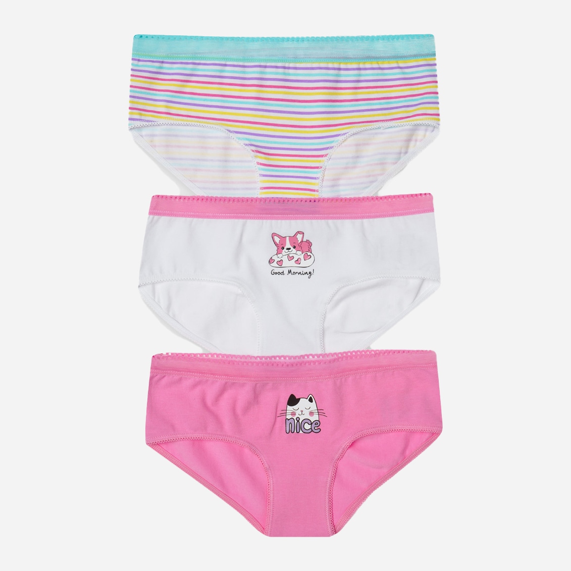 

Трусики O'STIN GUEZ44-X2 92-98 см Холодный розовый