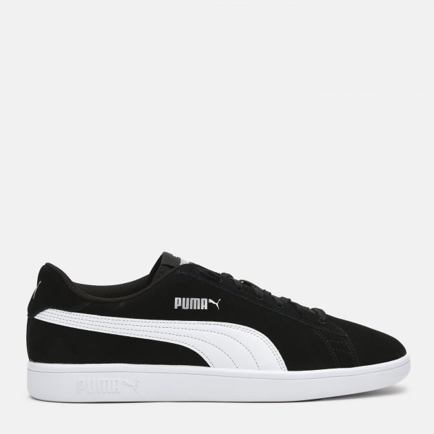 Акція на Чоловічі кеди низькі Puma Smash V2 36498901 45 (10.5) 29.5 см Puma Black-Puma White-Puma Silver від Rozetka