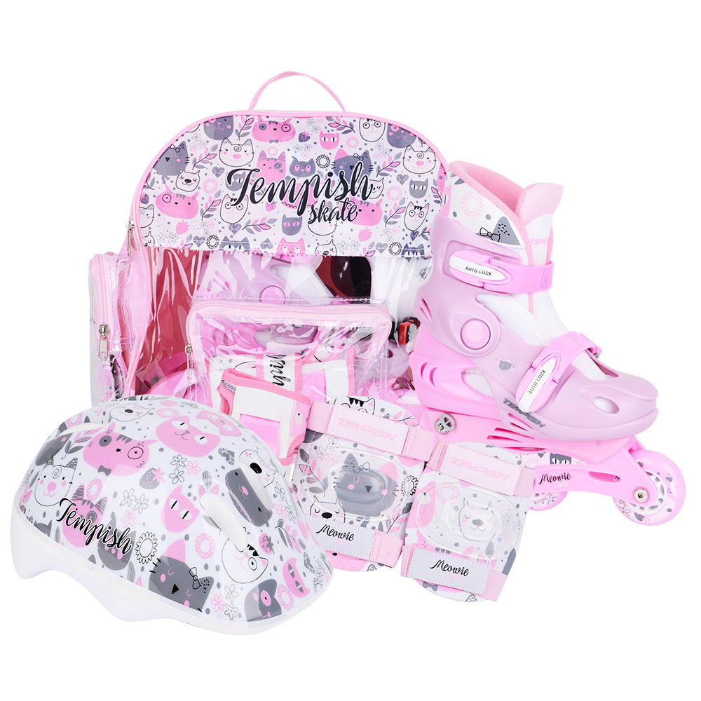 

Раздвижные роликовые коньки Tempish Kitty Baby skate (комплект) размер 30-33