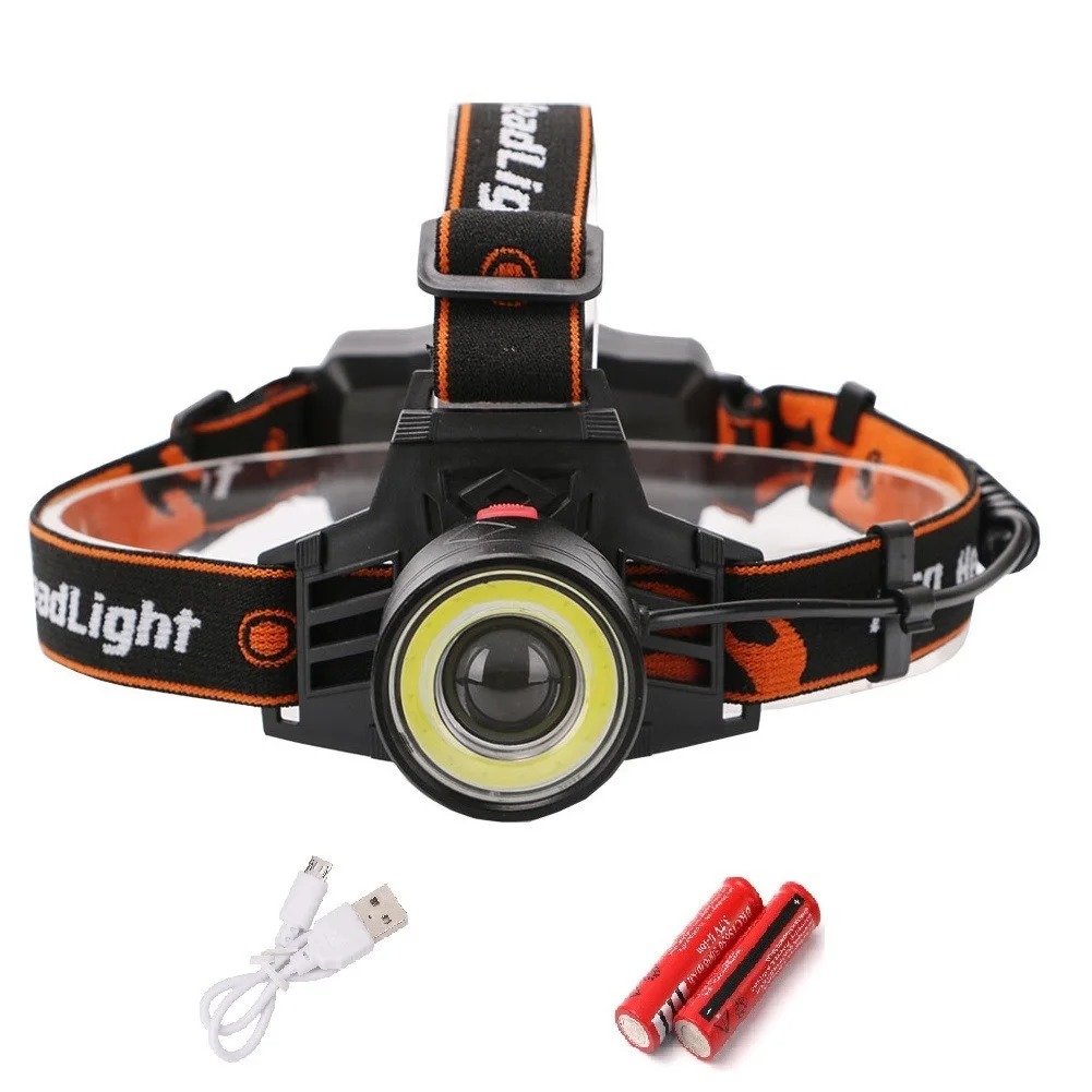 

Фонарь HeadLight налобный аккумуляторный XML-T6 Чёрный (8027) (855075)