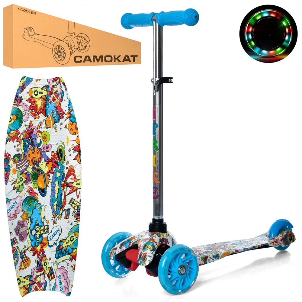 

Самокат iTrike Mini BB 3-013-4-F-WP10 Blue (BB 3-013-4-F)