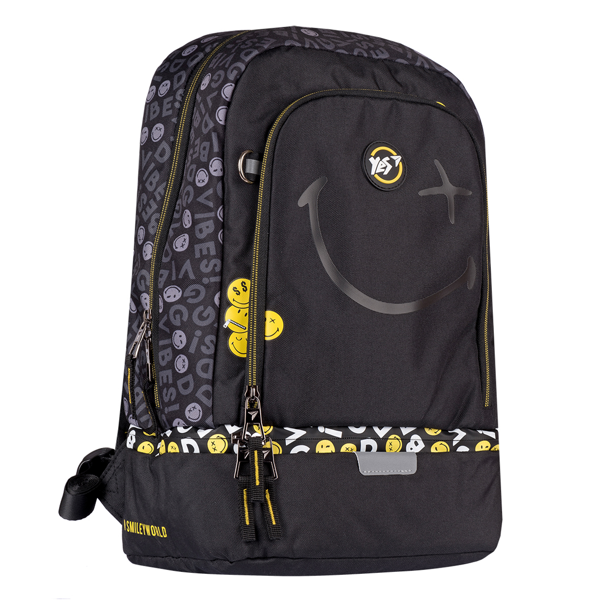 

Рюкзак "YES" /552274/ TS-79 "Smiley World.Black&Yellow", чорний (1/10)