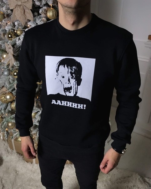

Свитшот Chernyy Kot KEVIN 02 BLACK Черный XL