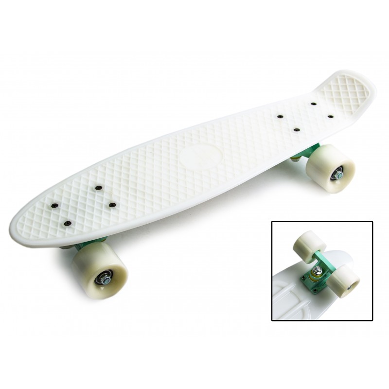 

Пенни борд Penny Board Pastel Series 22" Белый с матовыми колесами