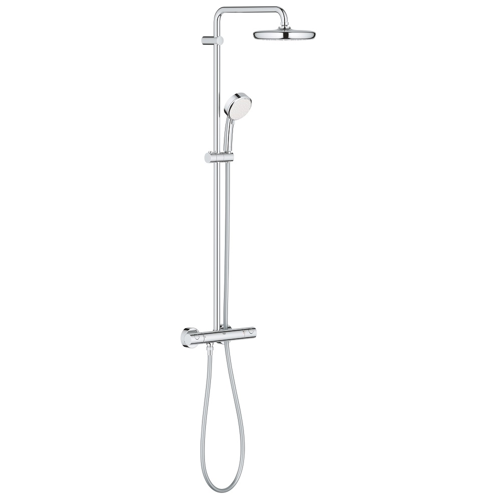 

Душевая система Grohe New Tempesta Cosmopolitan 210 с термостатом, хром
