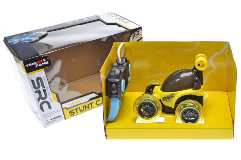 

Машинка перевертыш желтого цвета ,с музыкой и светом в коробке 26 * 16 * 16см (YJ-003)