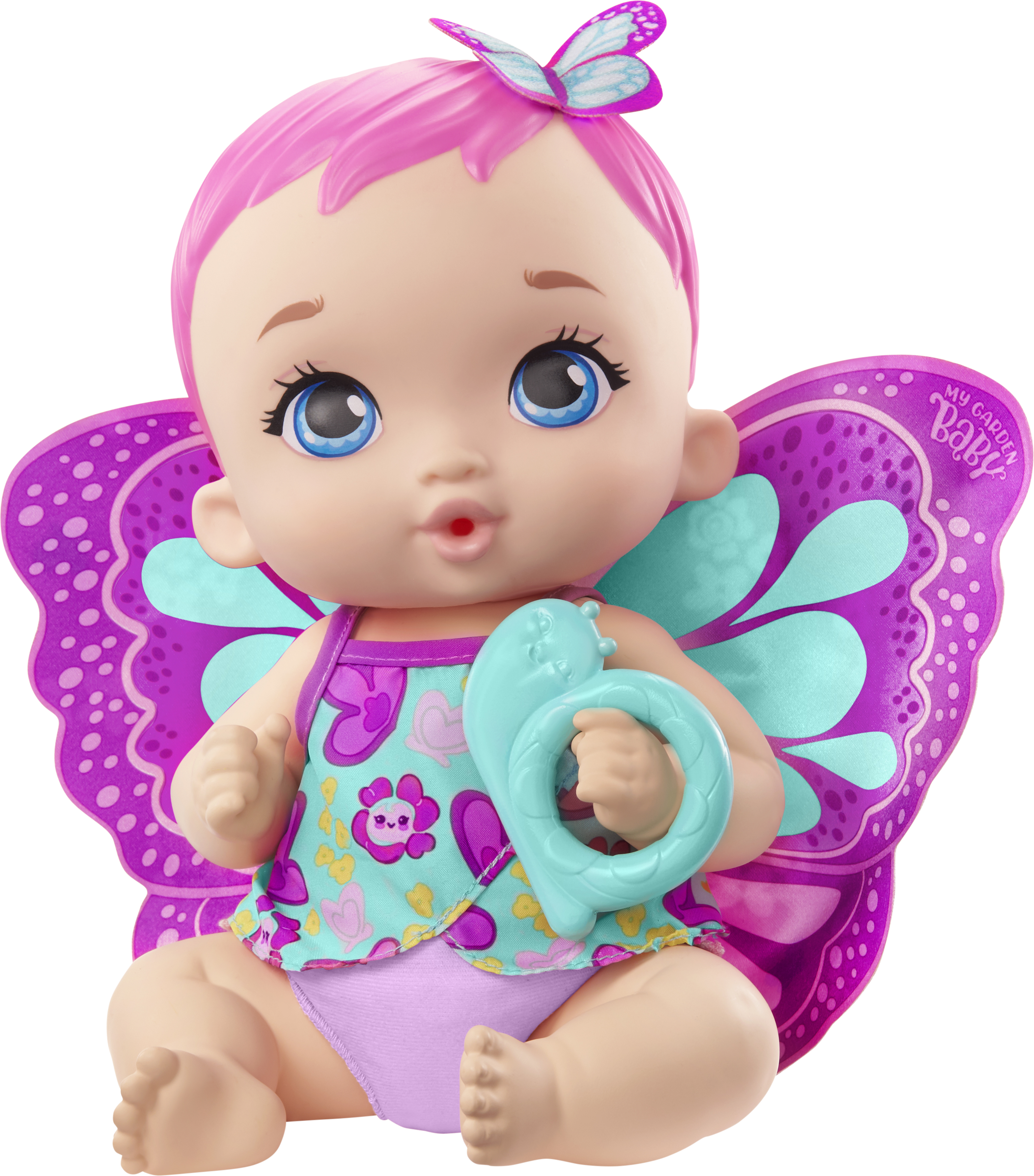 

Пупс My Garden Baby Розовые крылышки с бутылочкой (GYP10)