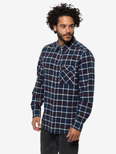 

Рубашка Jack Wolfskin Fraser Island Shirt 1402522-7881 XXXL Темно-синяя