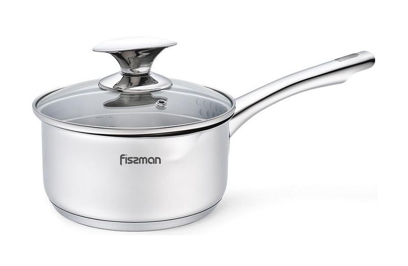 

Ковш Fissman Elegance 1.6л из нержавеющей стали с крышкой