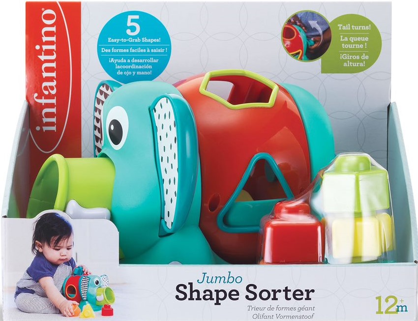 

Развивающая игрушка сортер Infantino Джамбо (773554069129)