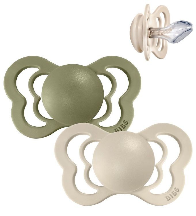 

Пустышка Bibs Couture Silicone Vanilla+Olive 6-18 мес.